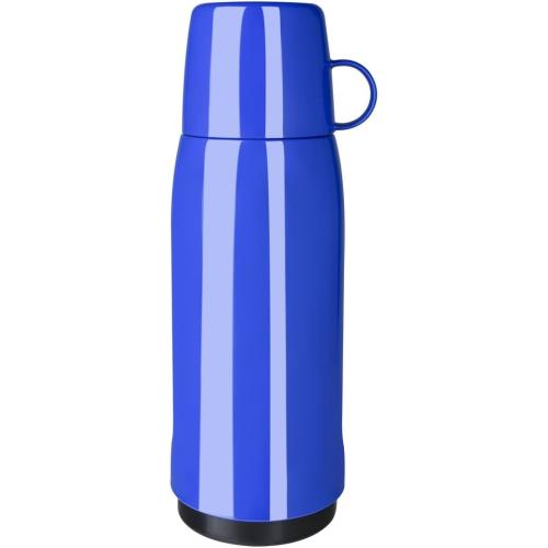 Emsa 502445 Isolierflasche 0.75 L, Schraubverschluss, BLAU Rocket
