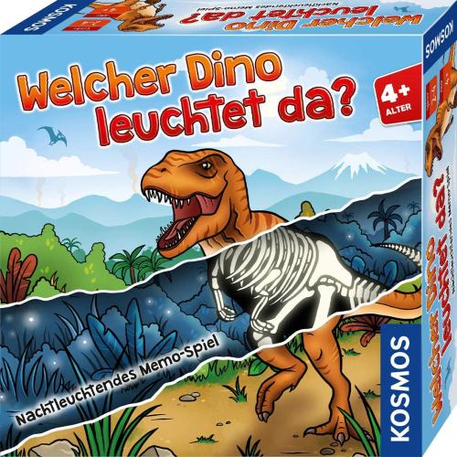 KOSMOS - Welcher Dino leuchtet da? Memo-Spiel, leuchtet im Dunkeln
