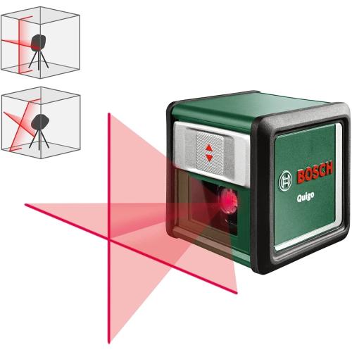 Bosch Kreuzlinienlaser Quigo mit Universalklemme MM 2