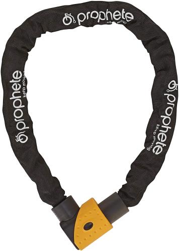 Prophete 0228 - Erwachsene Kettenschloss, Art, schwarz/orange, 90cm