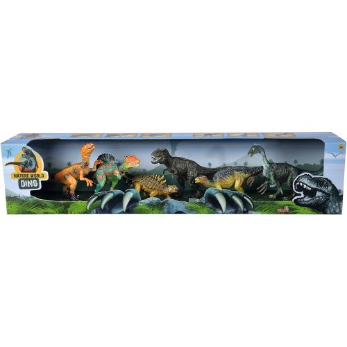 Simba - XXL Dino-Set 6-teilig-Dinosauriern mit beweglichen Teilen Größe ca. 21 / 25 cm