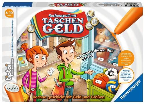 Ravensburger tiptoi 00779 - "Rechenspaß mit Taschengeld"