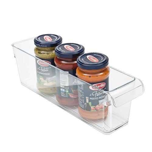 Rotho Loft 3er-Set Kühlschrankorganizer, Kunststoff (PP) BPA-frei, transparent S + M + L