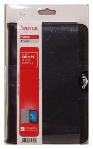 Hama Piscine Portfolio fr Tablet und eReader bis 20,3 cm (8 Zoll) schwarz  
