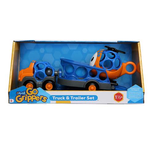 Oball, Go Grippers,  Truck, Anhänger und Helicopter Set