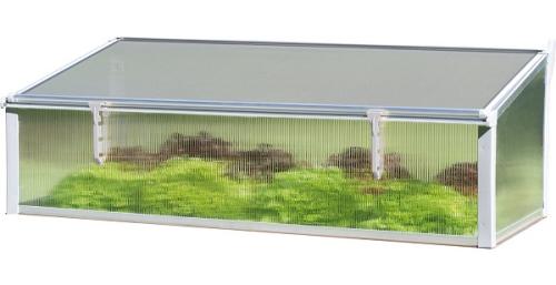 GardenStar JUWEL Thermo-Frühbeet ca. 130 x 60 cm hoch 40/30 cm