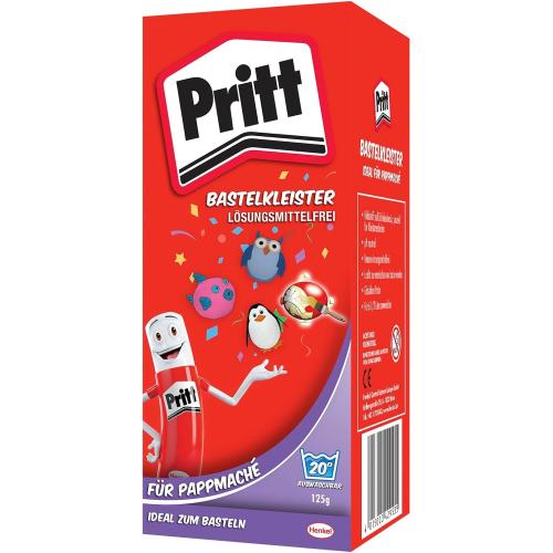 PRITT Bastelkleister 125 g Pulver, sicher für Kinder, mit warmen Wasser auswaschbar