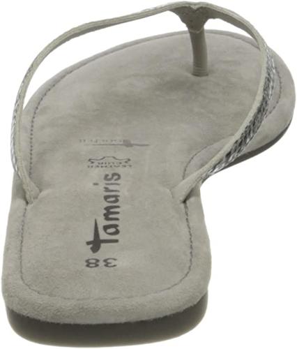 Tamaris Damen 1-1-27124-24 Pantoletten, Weiß (Offw.Snake Uni 118), 36 EU