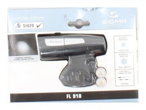 Sigma Sport Led-Scheinwerfer SIGMA LED-Batterien, 16 Lux, schwarz, L, 0873
