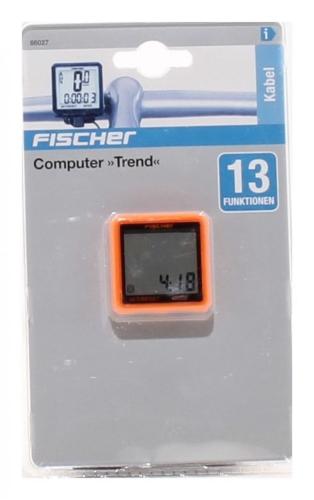 Fischer Fahrrad-Computer, Orange 
