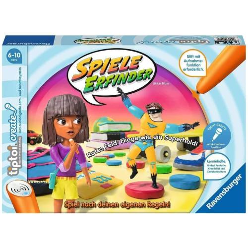 Ravensburger 00045 tiptoi CREATE Spiele-Erfinder, Kreativspiel mit Aufnahmefunktion