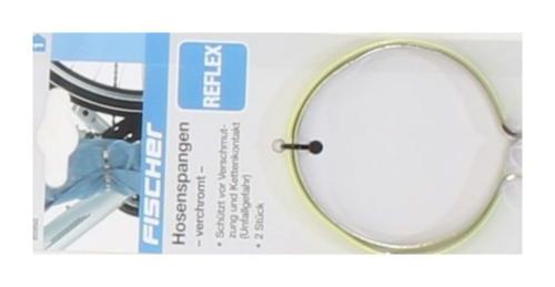 Fischer Erwachsene Hosenspange Reflex 2x, Gelb, One Size 