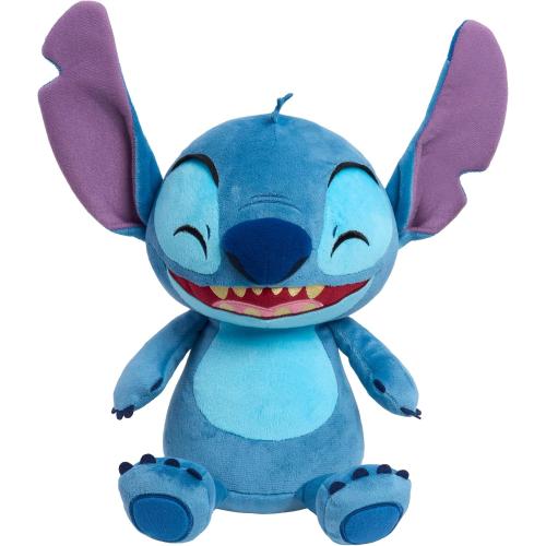 Just Play - Disney STITCH Crack Me Up-Plüschpuppe mit Geräuschen und Bewegung, 28 cm große, interaktive Stofffigur