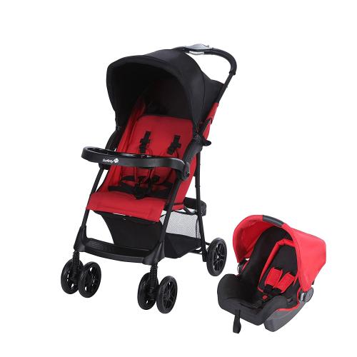 Safety 1st Taly praktischer 2 in 1 Duo Kinderwagen Buggy +  Babyschale, rot