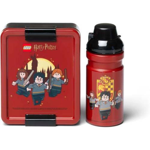 LEGO® Lunch-Set Classic Panier-Repas GRYFFINDOR -Trinkflasche + Brotdose  - Rot / Schwarz