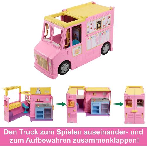 Preview: Mattel HPL71 - Barbie Limonaden Truck Spielzeugauto 