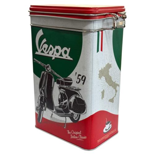 Nostalgic-Art Aufbewahrungsdose VESPA - Kapazität 1,3 Liter - Maße: 7,5 x 11 x 17,5 cm (L x B x H)
