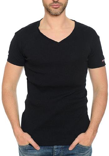 Geographical Norway Herren Uni T-Shirt JUBA Kurzarm (L - Schwarz)