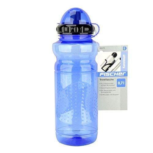 Fischer Erwachsene Kunststoff Bl 700ml Trinkflasche, Blau, 700 ml 