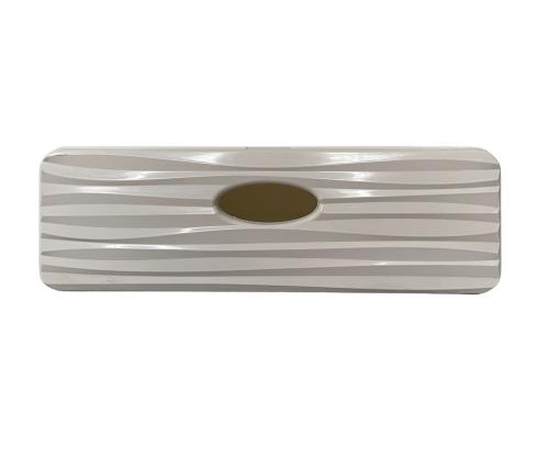 QBOX Wave Schubladenbox 1 Schub Weiss Gr. SLIM  ( 28 x 40 x 9 cm ) 