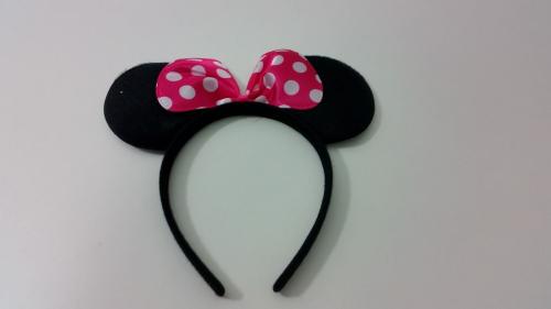 Haarreifen mit Mickey Mouse Ohren Farbe: Pink