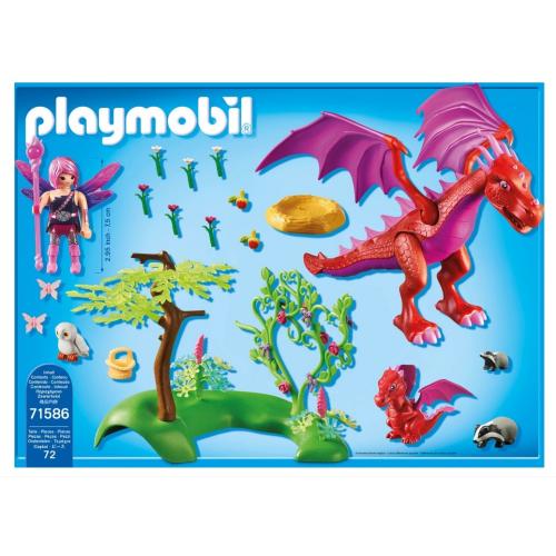 Preview: PLAYMOBIL® Fairies 71586/9134 Drachenmama mit Baby