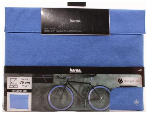 Hama 101734 Tasche Notebook-Hlle, 39,6 cm (15.6 Zoll), Blau 