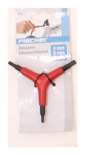 Fischer Dreiarm-Inbusschlssel, Metallic-Orange, One Size 