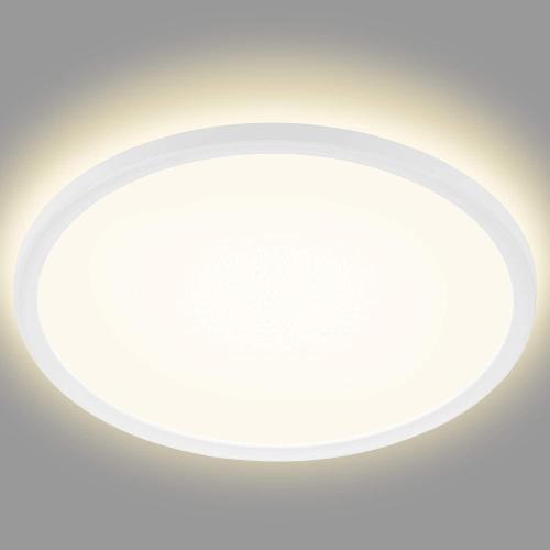 Brilo LED Panel, Deckenleuchte 22 Watt, 3.000 Lumen, 4.000 Kelvin, Weiß, Rund, Ø 42cm,