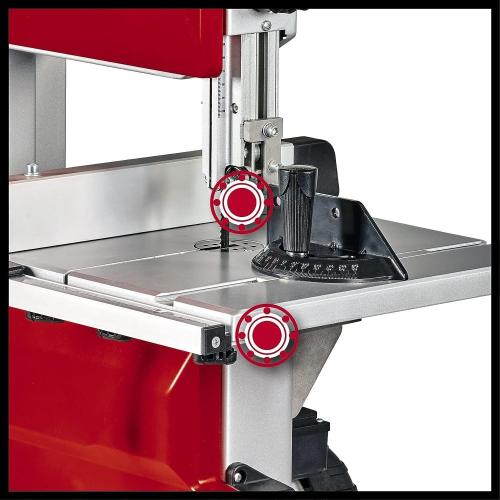 Einhell Bandsäge TC-SB 245 L (400W, max. Sägebandgeschwindigkeit 726m/min, 245 mm Durchlassbreite, max. Schnitthöhe 101 mm, neigbarer Sägetisch, Pa...