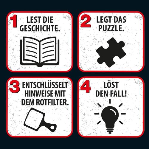 KOSMOS 697983 Krimi Puzzle Die drei ??? Kids Spuk auf dem Schulfest