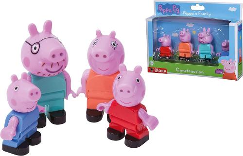 BIG-Bloxx Peppa Pig Peppa´s Family - Mama und Papa Wutz, Schorsch und Peppa