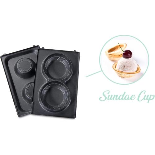 Preview: Trisa Snack Maker für Eiswaffelbecher & Cake Pops - Retro Line TÜRKIS