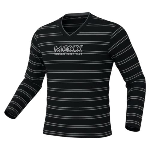 MEXX ZN2417036MM Herren Pyjama Schlafanzug Lang V-Ausschnitt LOGO PRINT FULL - DIVERSE Größen