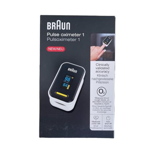 Braun Healthcare Pulsoximeter 1 (Sauerstoffsättigung, Blutsauerstoffgehalt, klinisch genaues) YK-81CEU