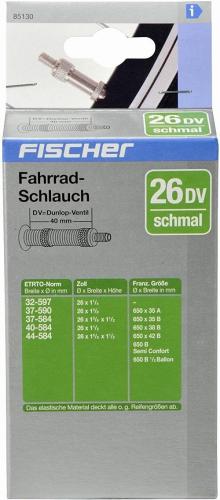 Fischer Fahrradschlauch 26" schmal DV 