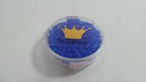 KnorrPrandell 2.5 x 5 mm Transparent Duo Beads, Dark Blue Neu!