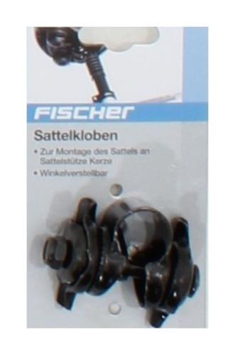 Fischer Sattelkloben, Schwarz, One Size 