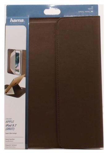 Hama Super Slim, Blatt, Apple, iPad 9.7, 24,6 cm (9.7 Zoll), 141 g, Braun 