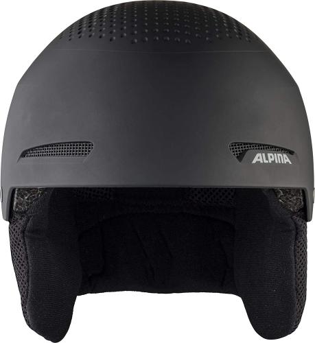 ALPINA Unisex - Kinder, ZUPO Skihelm, black matt, 51-55 cm