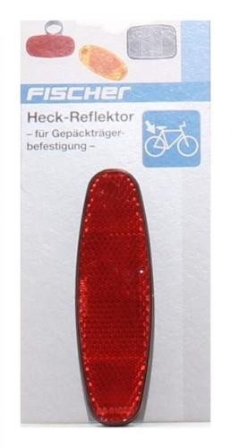 Fischer Erwachsene Reflektor Heck Gepcktrgerbefestigung, Rot, One Size 