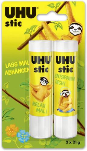 UHU Klebestifte 2er Set Limited Edition chillige Faultiere 