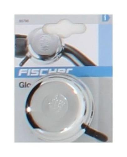 Fischer Chrom Fahrradglocke, Silber/Verchromt, One Size 