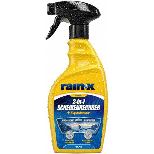 Rain-X 2-in-1 Scheibenreiniger & Regenabweiser für Autoscheiben - 500 ml