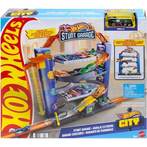 Hot Wheels GNL70 - City Stunt Garage-Spielset