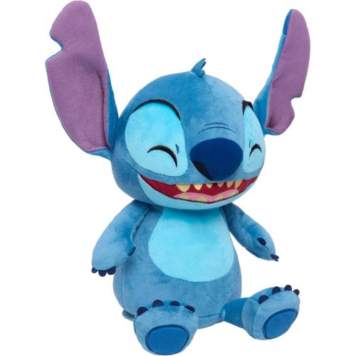Just Play - Disney STITCH Crack Me Up-Plüschpuppe mit Geräuschen und Bewegung, 28 cm große, interaktive Stofffigur