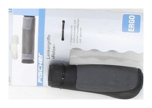 Fischer Relax Ergonomisch Fahrradlenkergriffe, Schwarz, One Size 