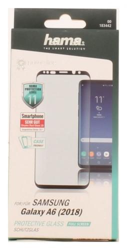 Hama Panzerfolie Klare Bildschirmschutzfolie, Samsung, Galaxy A6 (2018) Schwarz 