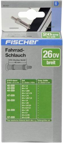 Fischer Fahrradschlauch 26" mittel DV 