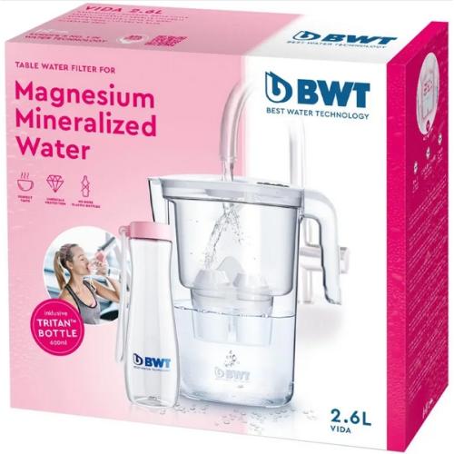 BWT 370476-A Wasserfilter Vida 2,6L + Trinkflasche